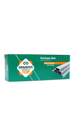 GRAMPO 26/6 5.000 GALVANIZADO GRAMPOS TOP