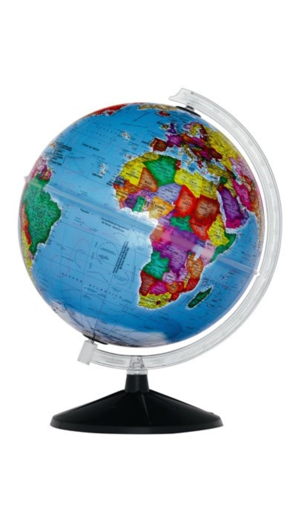 GLOBO TERRESTRE PRISMA POLÍTICO 30CM