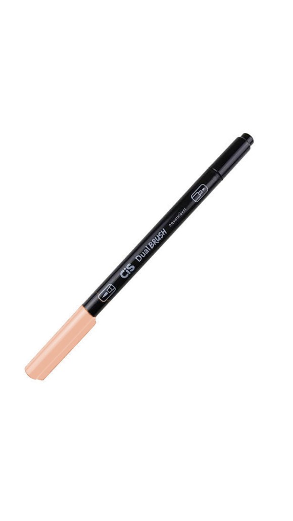 CANETA PINCEL DUAL BRUSH PEN AQUARELÁVEL CIS - CORES
