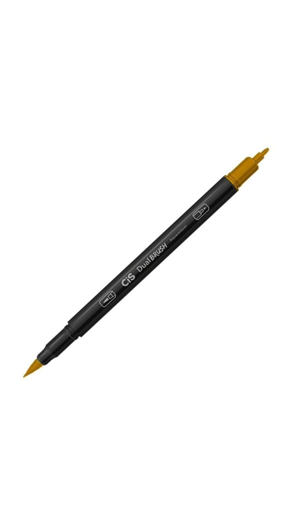CANETA PINCEL DUAL BRUSH PEN AQUARELÁVEL CIS - CORES