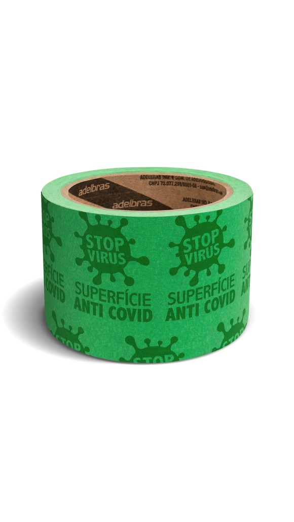 FITA ADESIVA 48MMX20M STOP VIRUS ADELBRÁS