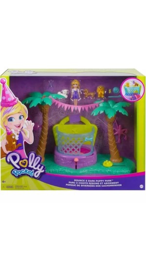 POLLY POCKET PARQUE DE DIVERSÕES DOS CACHORRINHOS GWD80 MATTEL