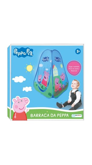 BARRACA PORTÁTIL BARRACA DA PEPPA MULTIKIDS