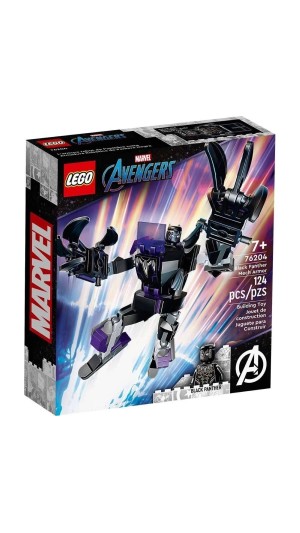 LEGO MARVEL 76204 BLACK PANTER MECH ARMOR 124 PCS