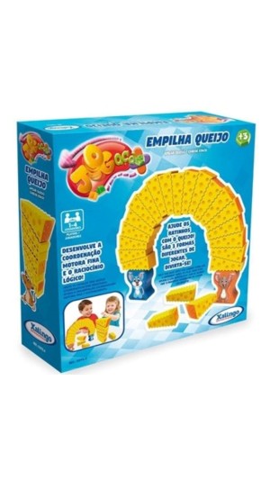 JOGO EMPILHA QUEIJO 22 PÇS XALINGO