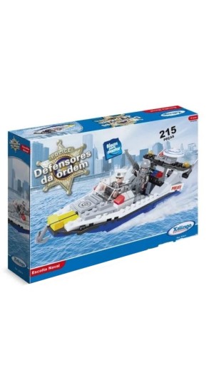 BLOCOS MONTAR DEFENSORES DA ORDEM ESCOLTA NAVAL 215 PCS
