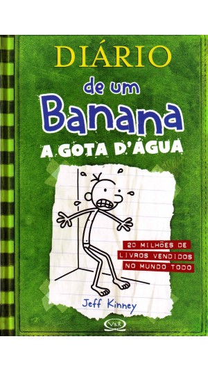 LIVRO DIÁRIO DE UM BANANA VOL.03 - A GOTA D'ÁGUA