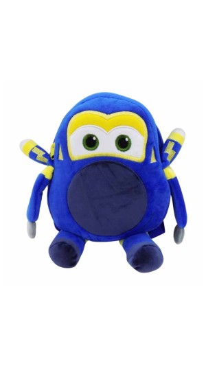 MOCHILA 2 ALÇAS INFANTIL MASCULINO SUPER WINGS JEROME AZUL