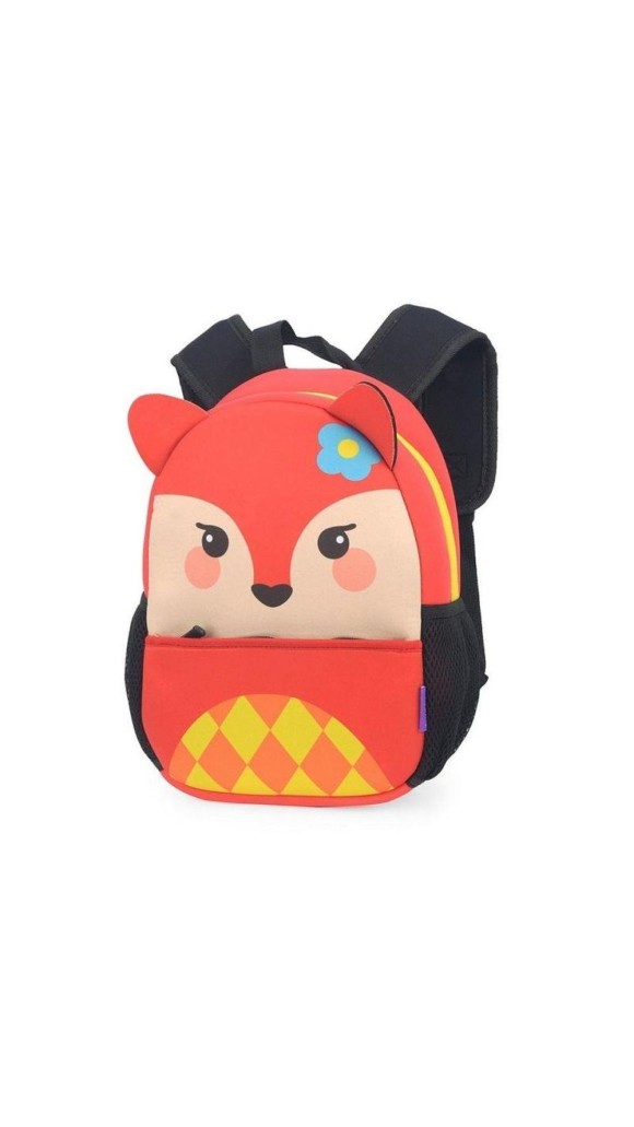 MOCHILA 2 ALÇAS INF.FEM.BICHINHOS RAPOUSA LARANJA