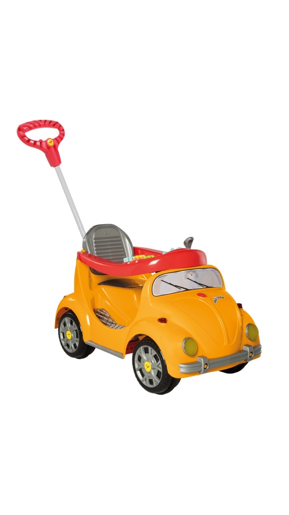 CARRINHO DE PASSEIO FOUKS FUSCA AMARELO