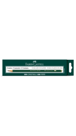 LAPIS DESENHO 9000 5B FABER-CASTELL CAIXA C/12 UNID.