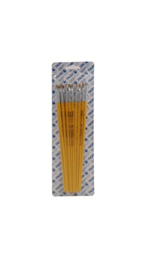 PINCEL CHATO 815 N.02 LONGO AMARELO TIGRE PCT C/12 UNID.