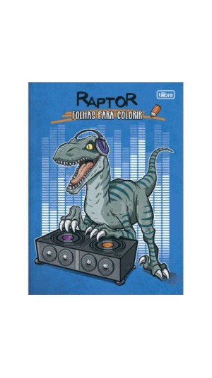 LIVRO COLORIR RAPTOR