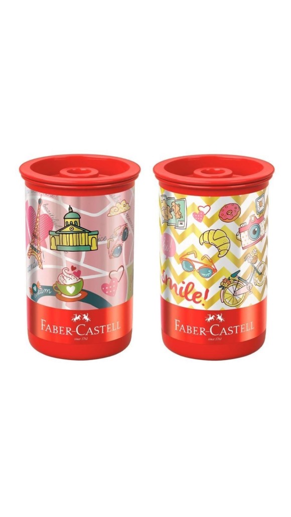 APONTADOR DEPOSITO TUBO LETS GO FABER-CASTELL