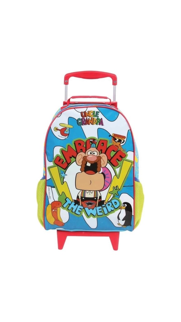 MOCHILA C/RODINHAS G TITIO AVÔ AZUL DMW