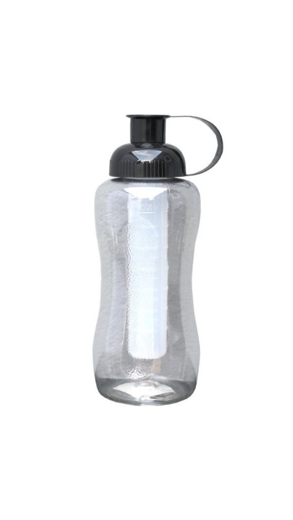GARRAFA DE PLAST.SQUEEZE C/TUBO DE GELO 600ML