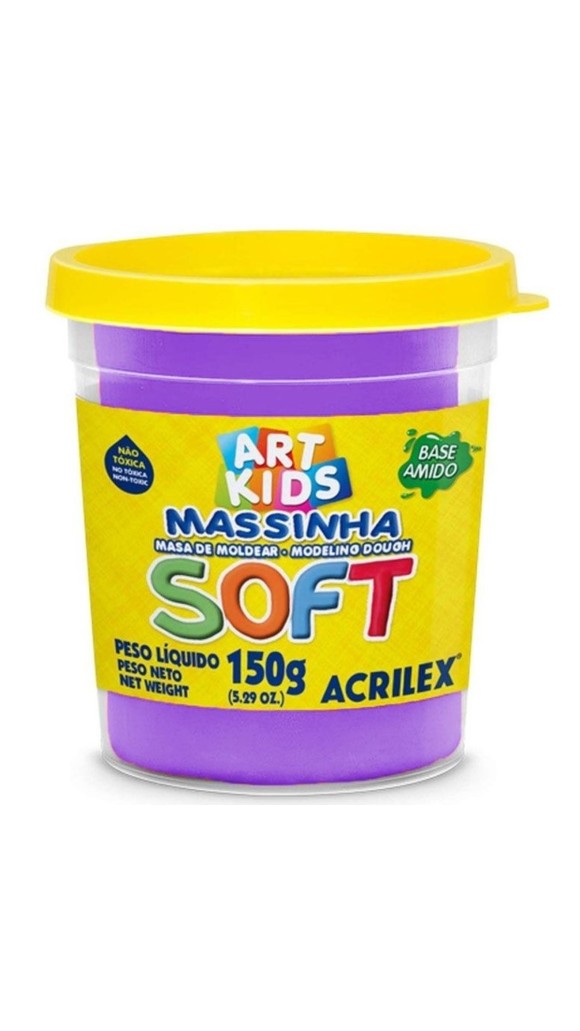 MASSINHA DE MODELAR SOFT ART KIDS