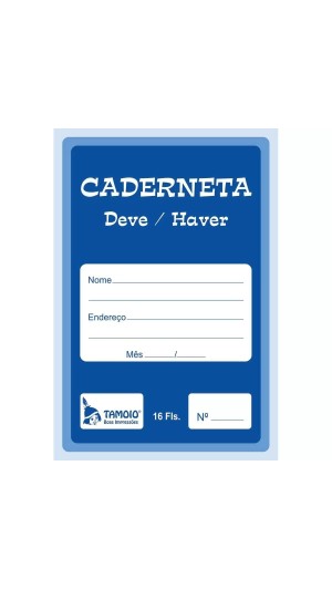 CADERNETA GRAMP.FLEX.DEVE/HAVER 104X154 16 FOLHAS PACOTE C/50 UNID