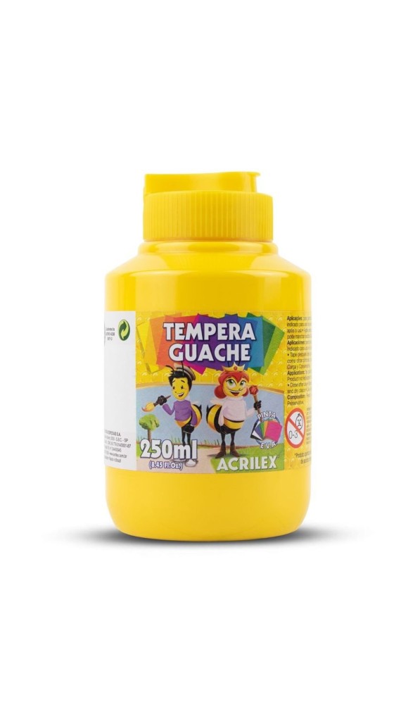 TINTA GUACHE 250ML ACRILEX