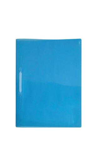 PASTA C/TRILHO PLASTICO ACP AZUL PCT C/10 UNID