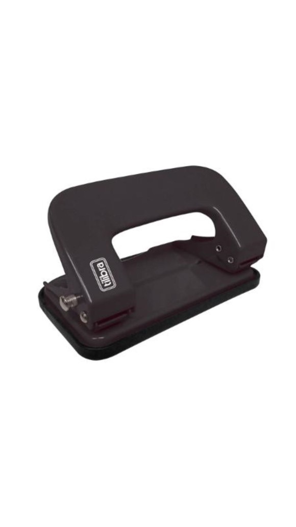 PERFURADOR 2 FUROS P200 NEON PRETO 10F.
