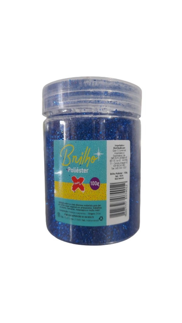 GLITTER METALIZADO 100G POTE