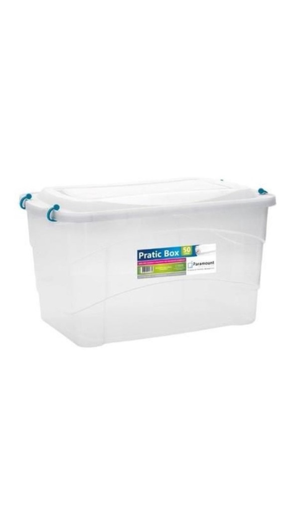 CAIXA ORGANIZADORA PRATIC BOX 59X38X34CM 50 LTS