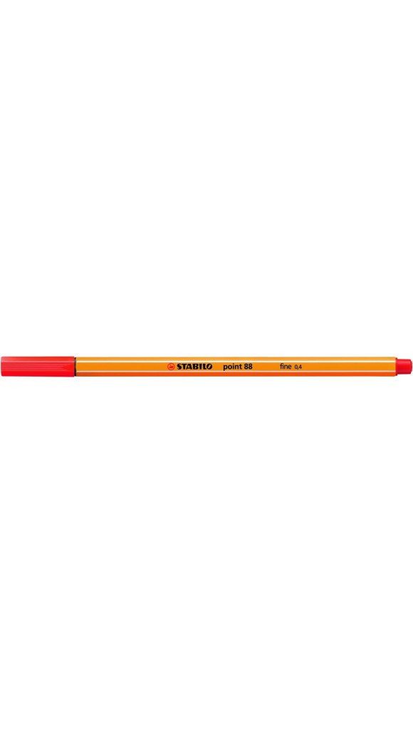 CANETA STABILO POINT 88 0.4MM - CORES