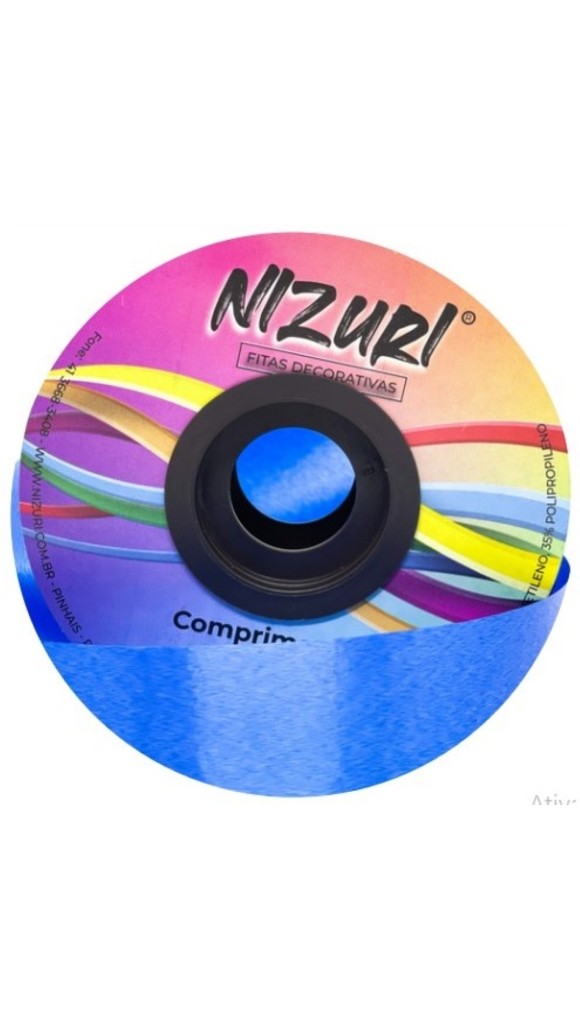 FITA DECORATIVA 16MMX50 UNIDADE NIZURI