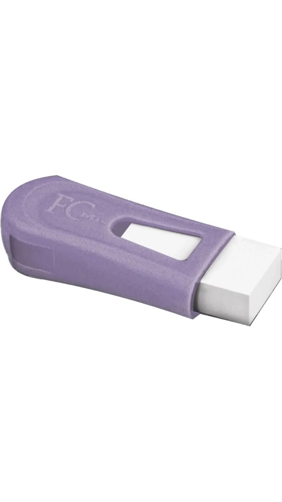 APONTADOR C/BORRACHA TONS PASTEL FABER-CASTELL