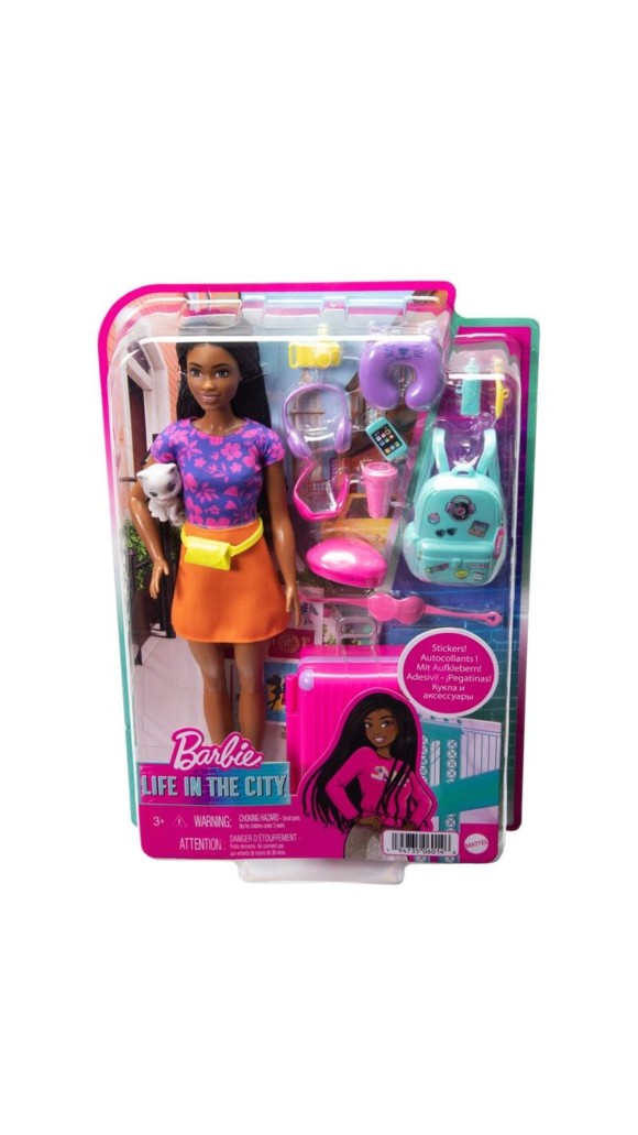 BARBIE LIFE IN THE CITY CONJUNTO DE VIAGEM  MATTEL