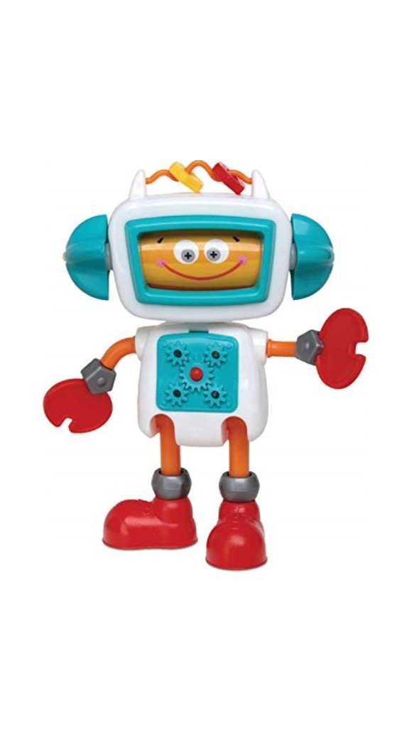 BONECO ARTICULADO ROBÔ COM ATIVIDADES C/SOM ELKA