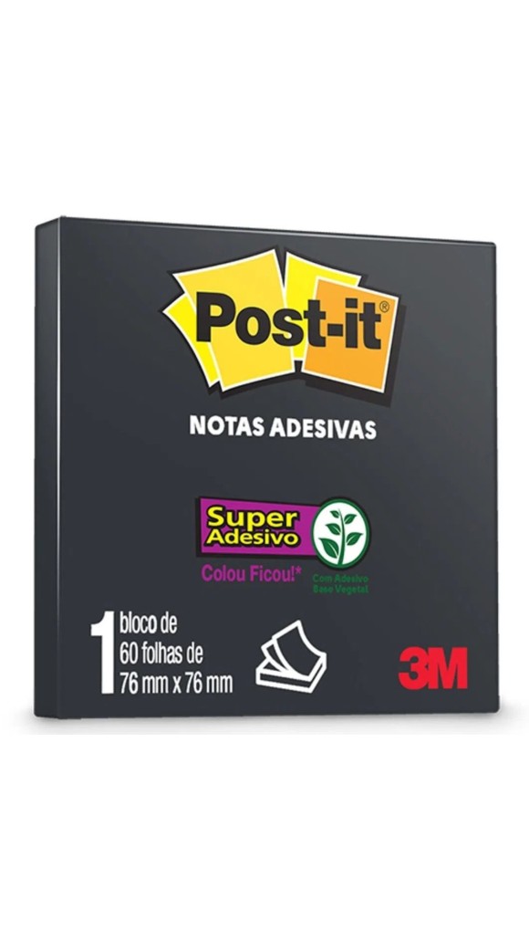 BLOCO RECADO POST-IT 76X76 60F. 3M