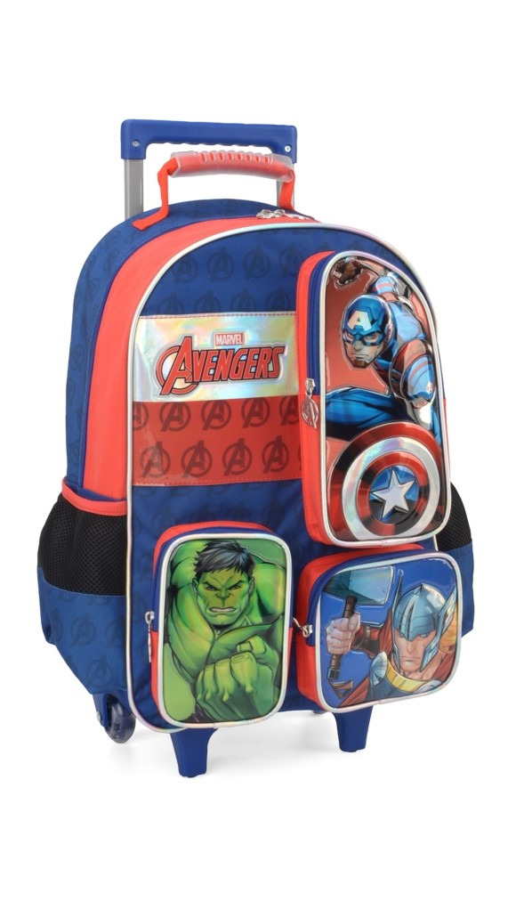 MOCHILA C/CARRINHO MASC.AVENGERS IC38032AG LUXCEL