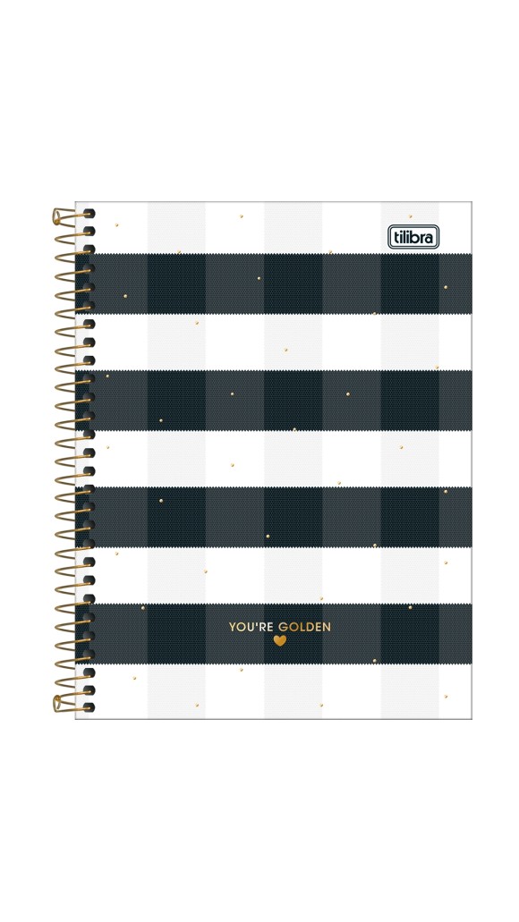 CADERNO COLEGIAL CAPA DURA FEM.1X1 WEST VILLAGE 80F.2023 TILIBRA