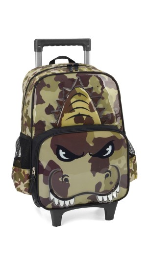 MOCHILA C/CARRINHO MASC CROCODILOS IC37742UP 2023 LUXCEL