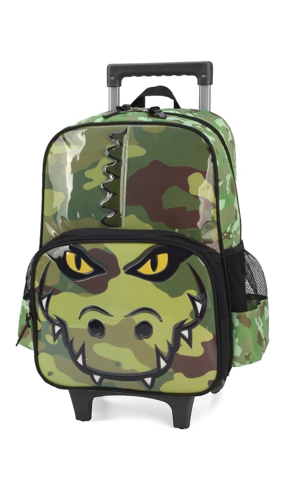 MOCHILA C/CARRINHO MASC CROCODILOS IC37742UP 2023 LUXCEL