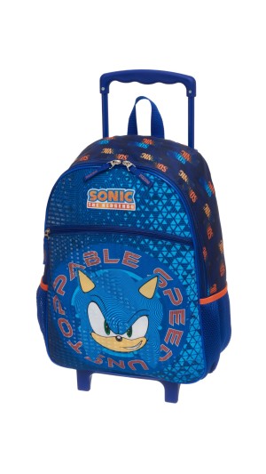 MOCHILA C/CARRINHO MASC.SONIC THE HEDGEHOG 989E01 2023 PACIFIC