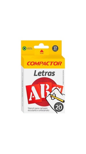 MOLDE LETRAS E NÚMEROS 20MM COMPACTOR