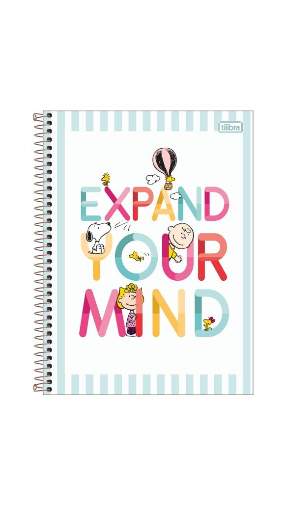 CADERNO UNIVERSITÁRIO CAPA DURA FEM.1X1 SNOOPY 80F.2023 TILIBRA