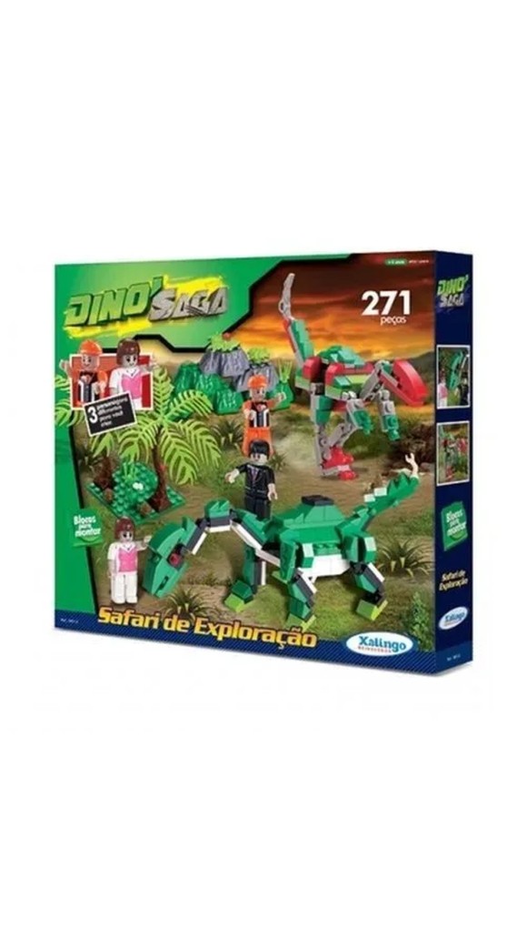 BLOCOS MONTAR SAFARI DE EXPLORAÇÃO 272 PCS