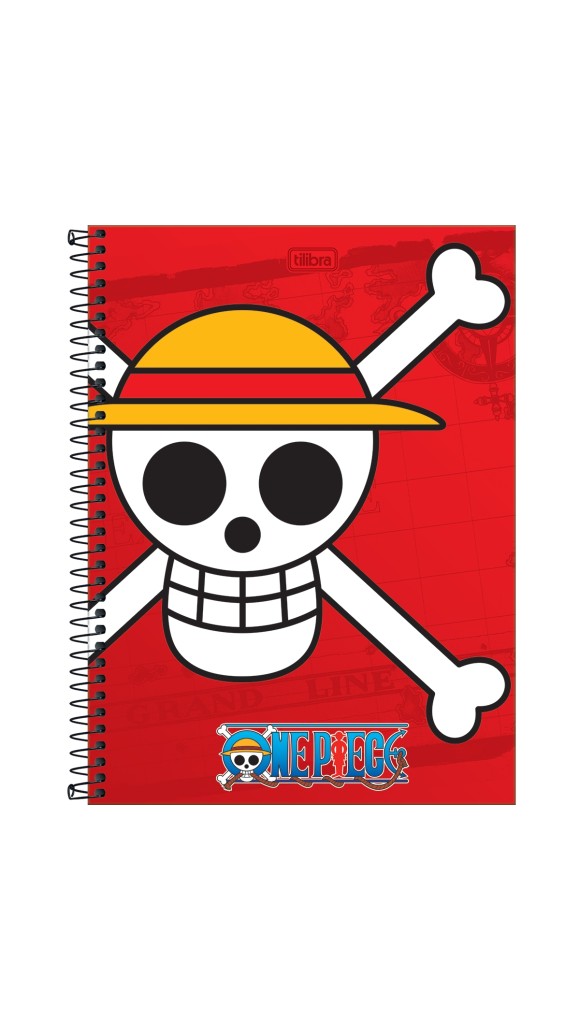 CADERNO UNIVERSITÁRIO CAPA DURA MASC.1X1 ONE PIECE 80F.2023 TILIBRA