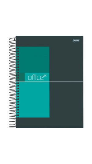 CADERNO UNIVERSITÁRIO CAPA DURA ESPIRAL MASC.1X1 OFFICE COLLECTION 104F.2023 TILIBRA