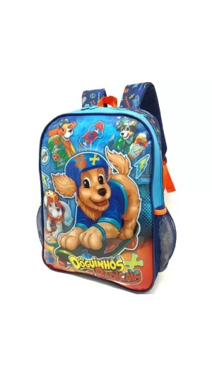 MOCHILA 2 ALÇAS JUVENIL MASC.DOGUINHOS RADICAIS DR3471J CLIO