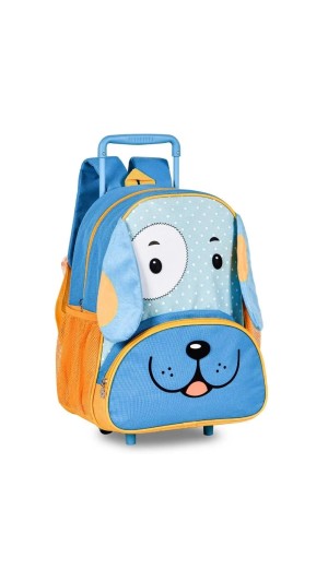 MOCHILA C/CARRINHO MASC.PETS CACHORRINHO CP3396A CLIO