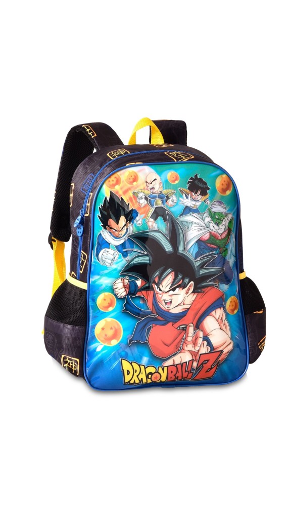 MOCHILA 2 ALÇAS JUVENIL MASC.DRAGON BALL Z DZ3586J 2023 CLIO
