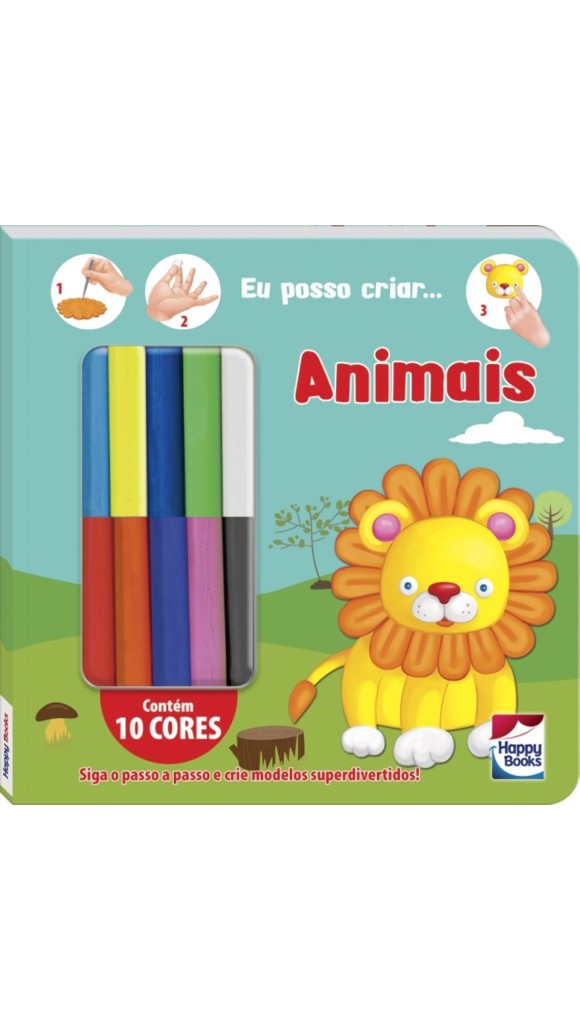 LIVRO EU POSSO CRIAR... C/10 MASSINHAS HAPPY BOOKS