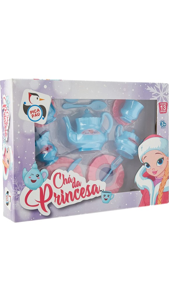 BRINQUEDO CHÁ DA PRINCESA 13 PCS PICA-PAU