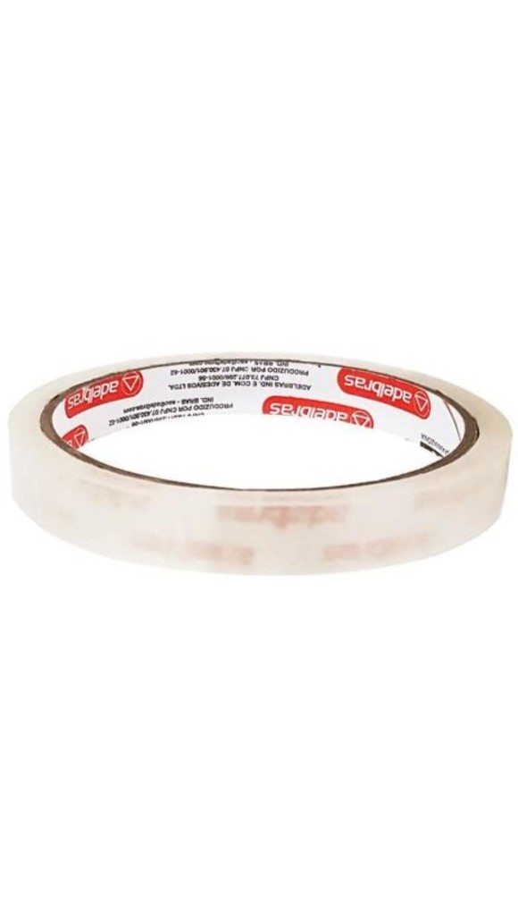 FITA ADESIVA 12MMX50M TRANSPARENTE POLISIL CLEAR