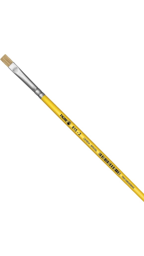 PINCEL CHATO 815 N.02 LONGO AMARELO TIGRE
